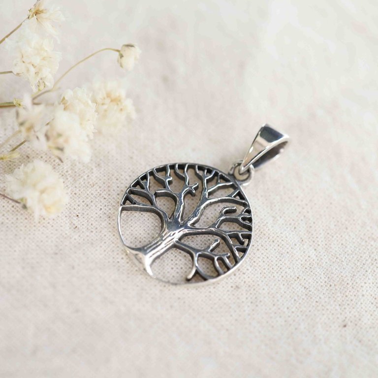 Silver pendant - Tree of life