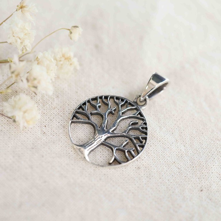 SILVER TREE OF LIFE PENDANT