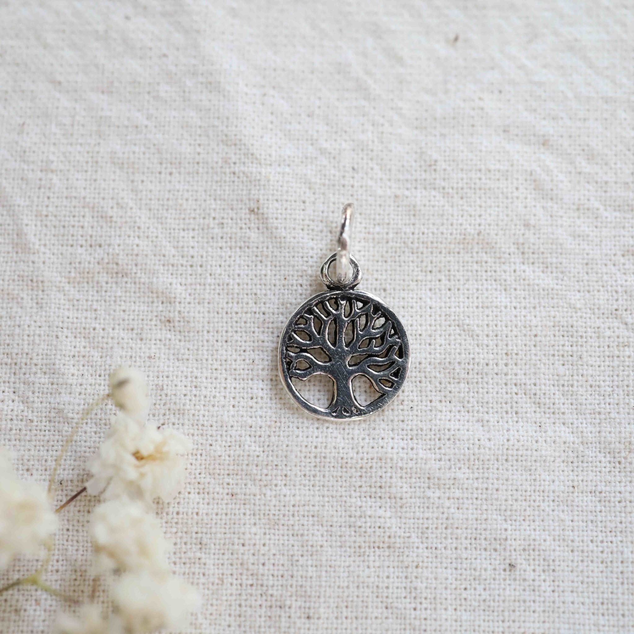 Silver Pendant Tree Life