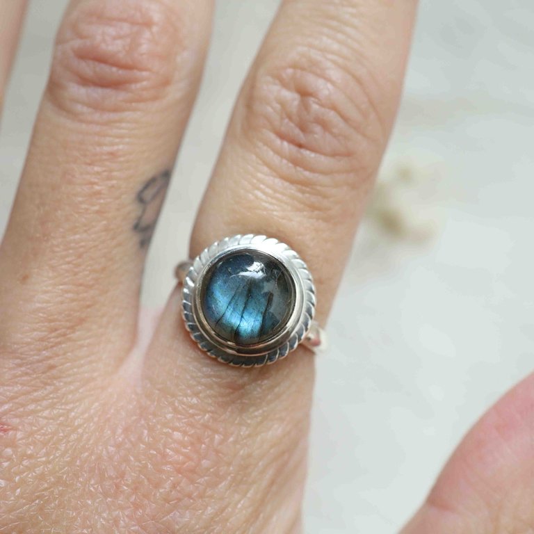 Bague Labradorite - Terre