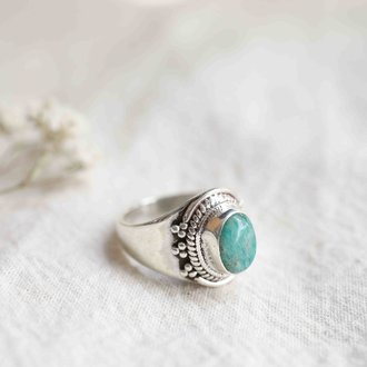 Bague Amazonite - Solaire Bague Amazonite - Solaire