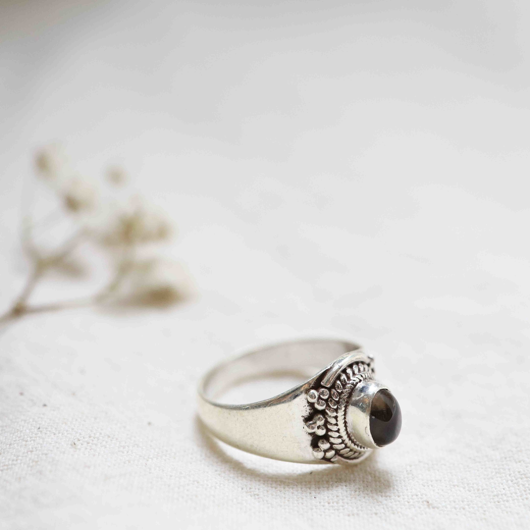 Smoky Quartz Ring - Solaire