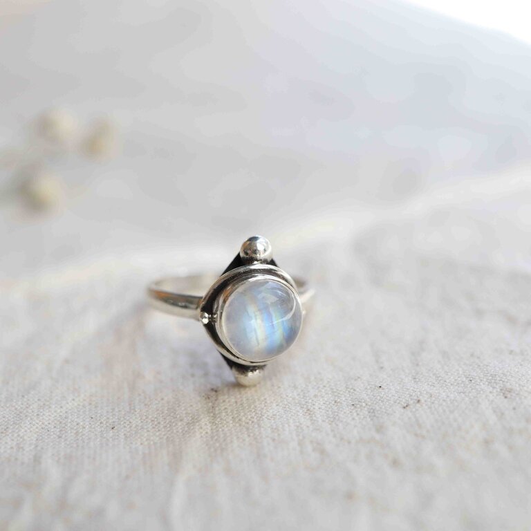 Bague Pierre de lune - Uranus