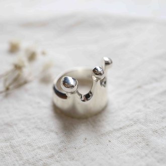 Silver ring - Couronne Silver ring - Couronne