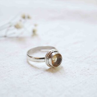 Bague Citrine - Pois Bague Citrine - Pois