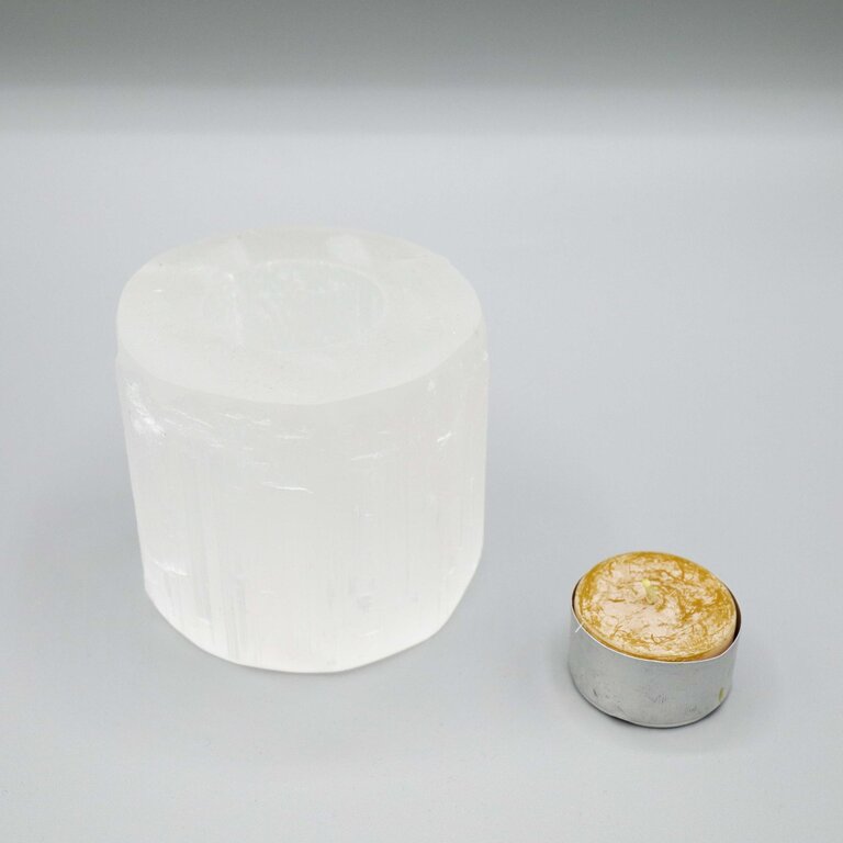 Selenite - T-light holder