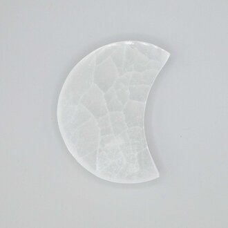 Sélénite - Plaque demi-lune 10 cm Sélénite - Plaque demi-lune 10 cm