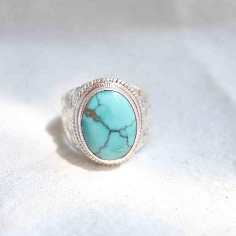 Turquoise Ring - Dragon