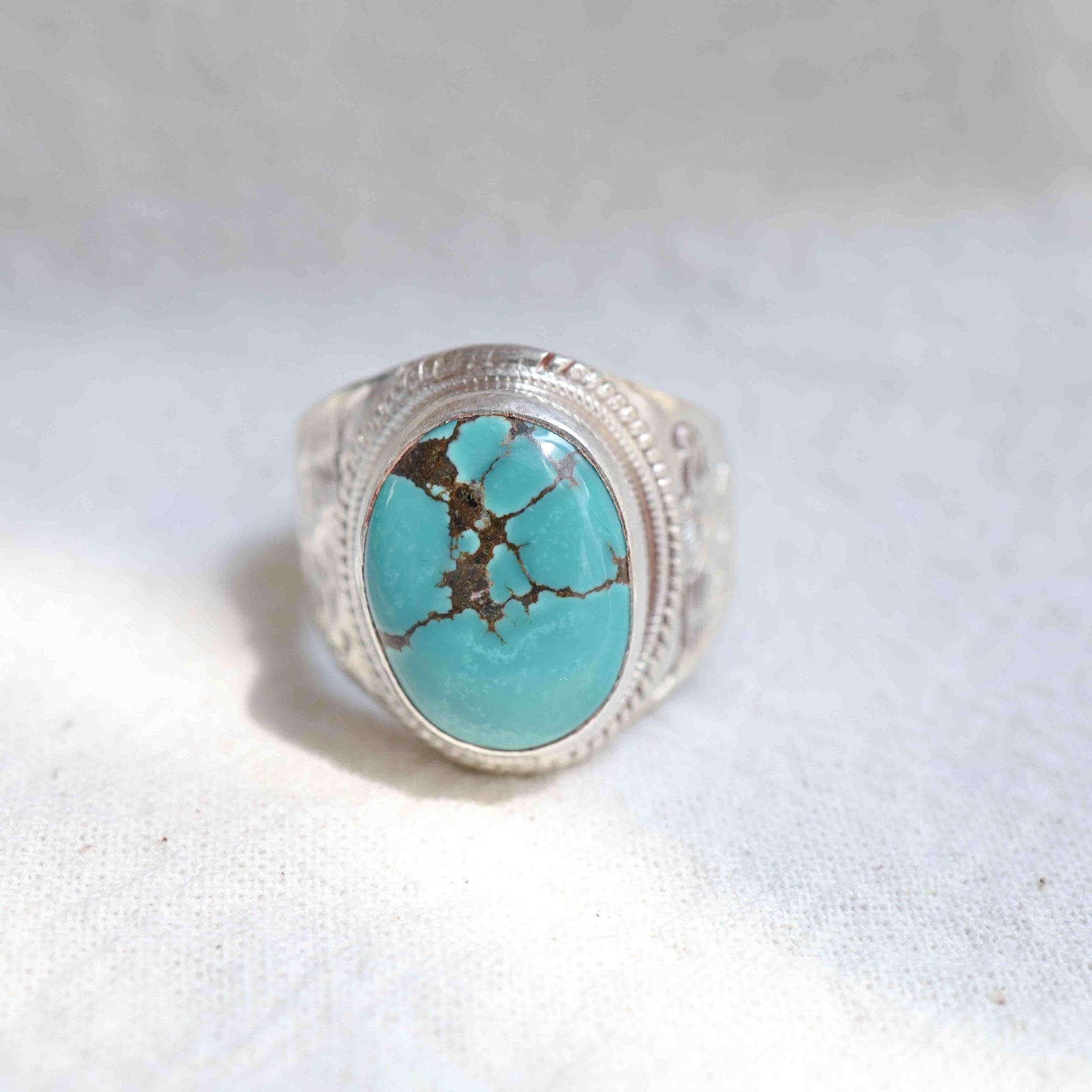 Turquoise Ring - Dragon
