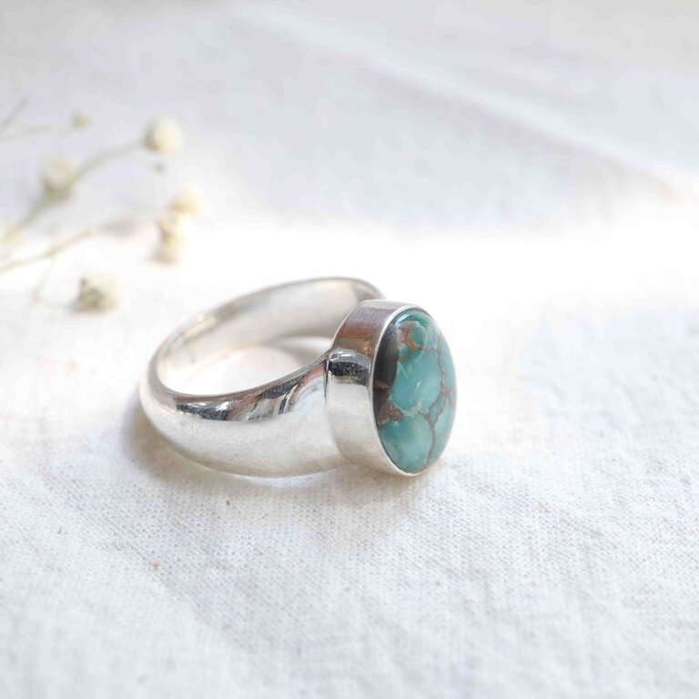 Bague Turquoise - Simple