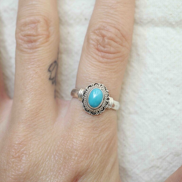 Turquoise Ring - Pensée