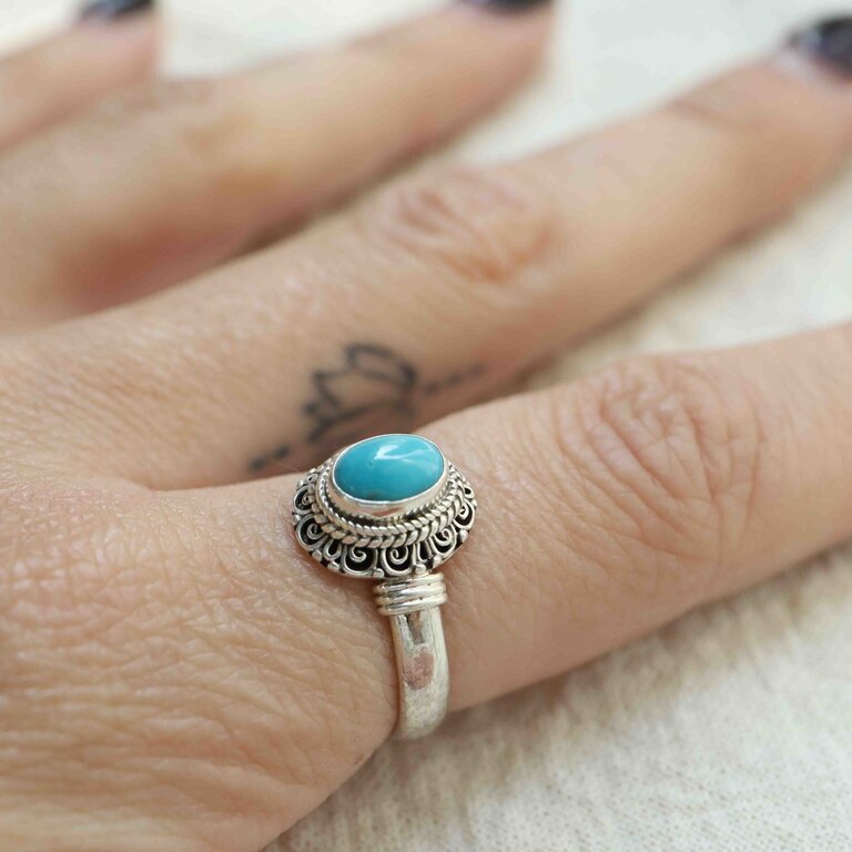 Turquoise Ring - Pensée