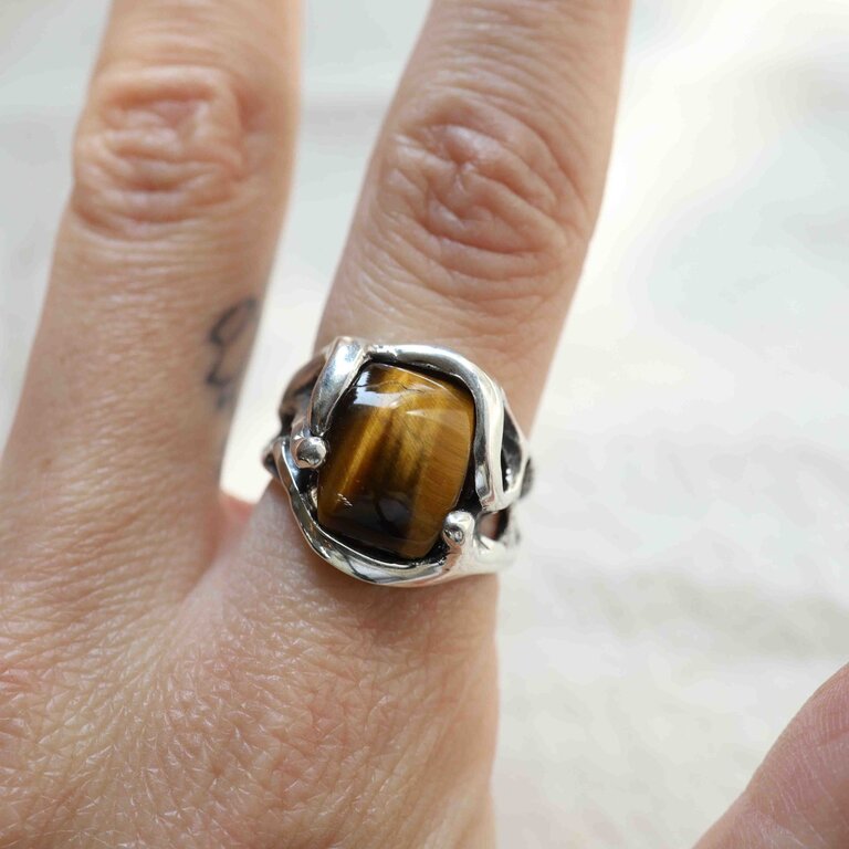 Tiger Eye Ring - Courage