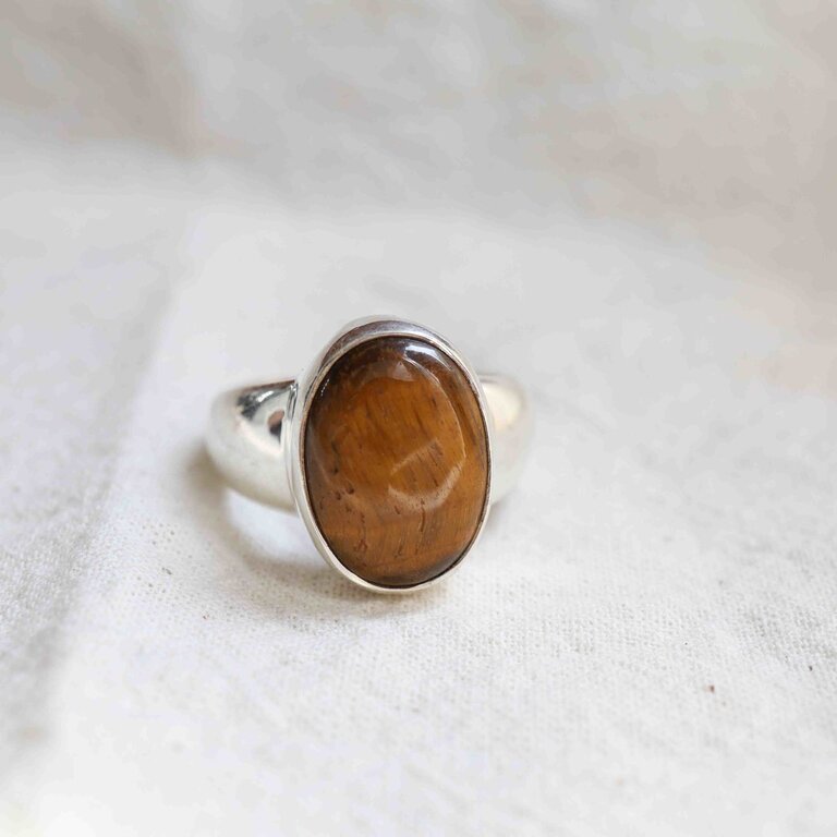 Bague Oeil de tigre - Simple