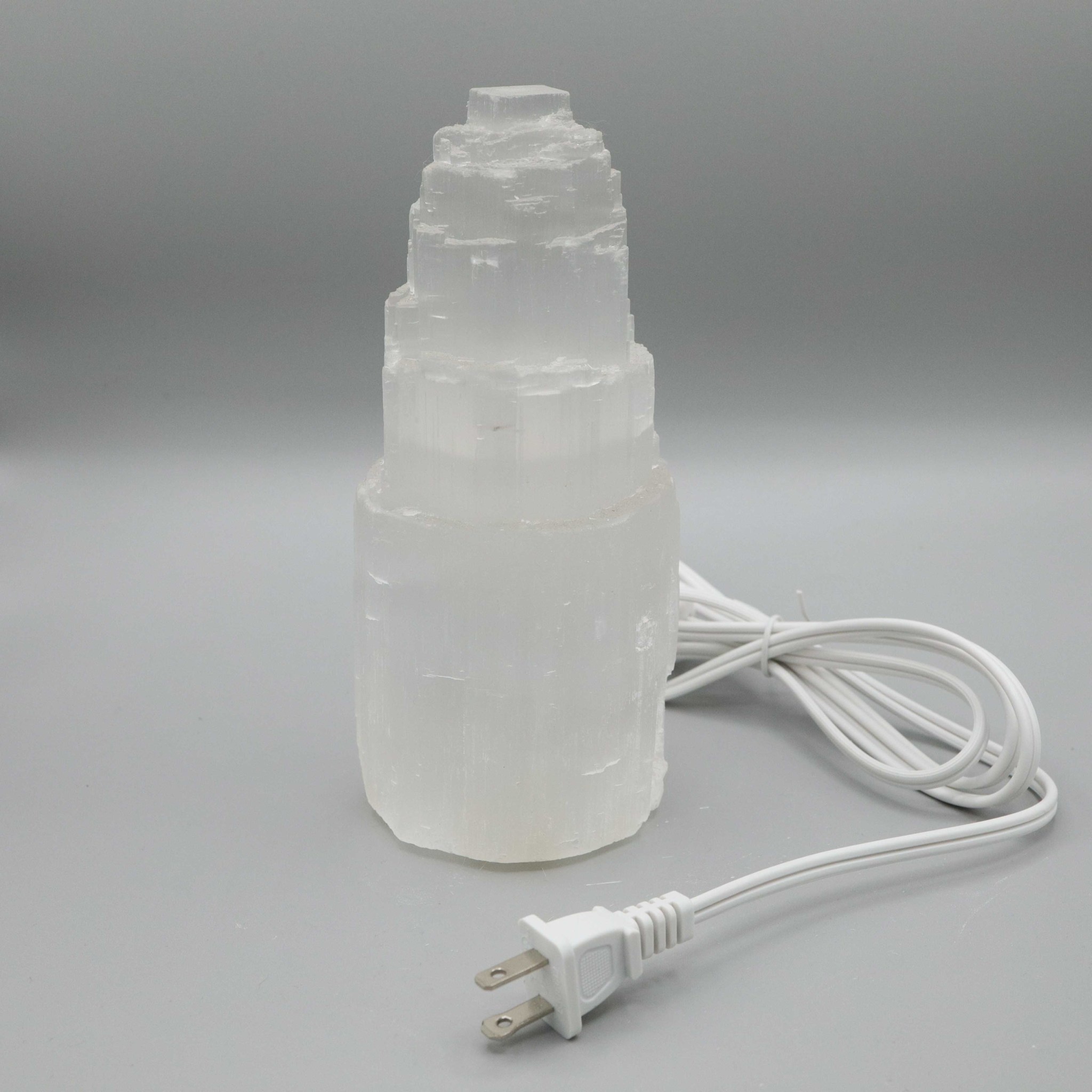 Selenite sphere lamp new arrivals