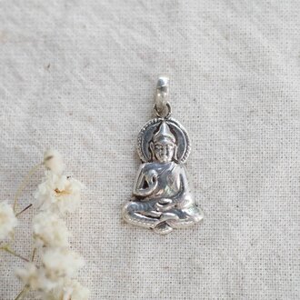 SILVER BUDDHA PENDANT SILVER BUDDHA PENDANT