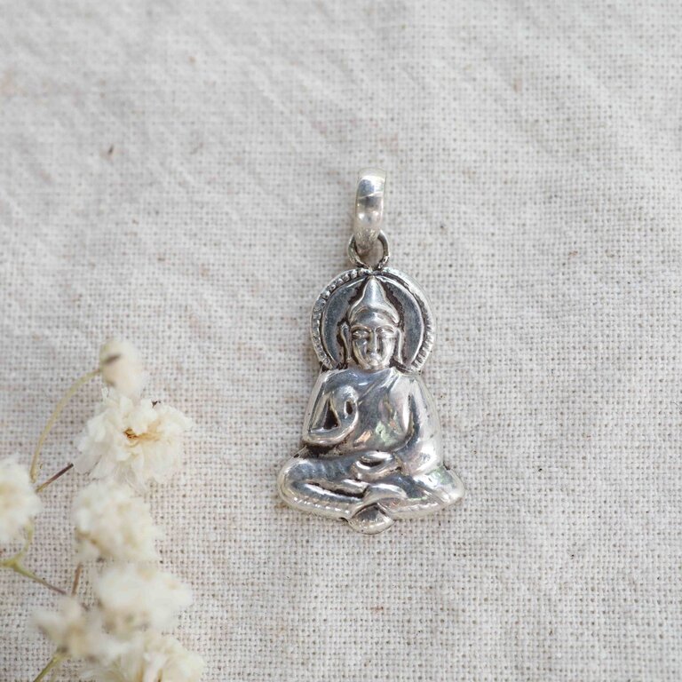 Silver Pendant - Buddha