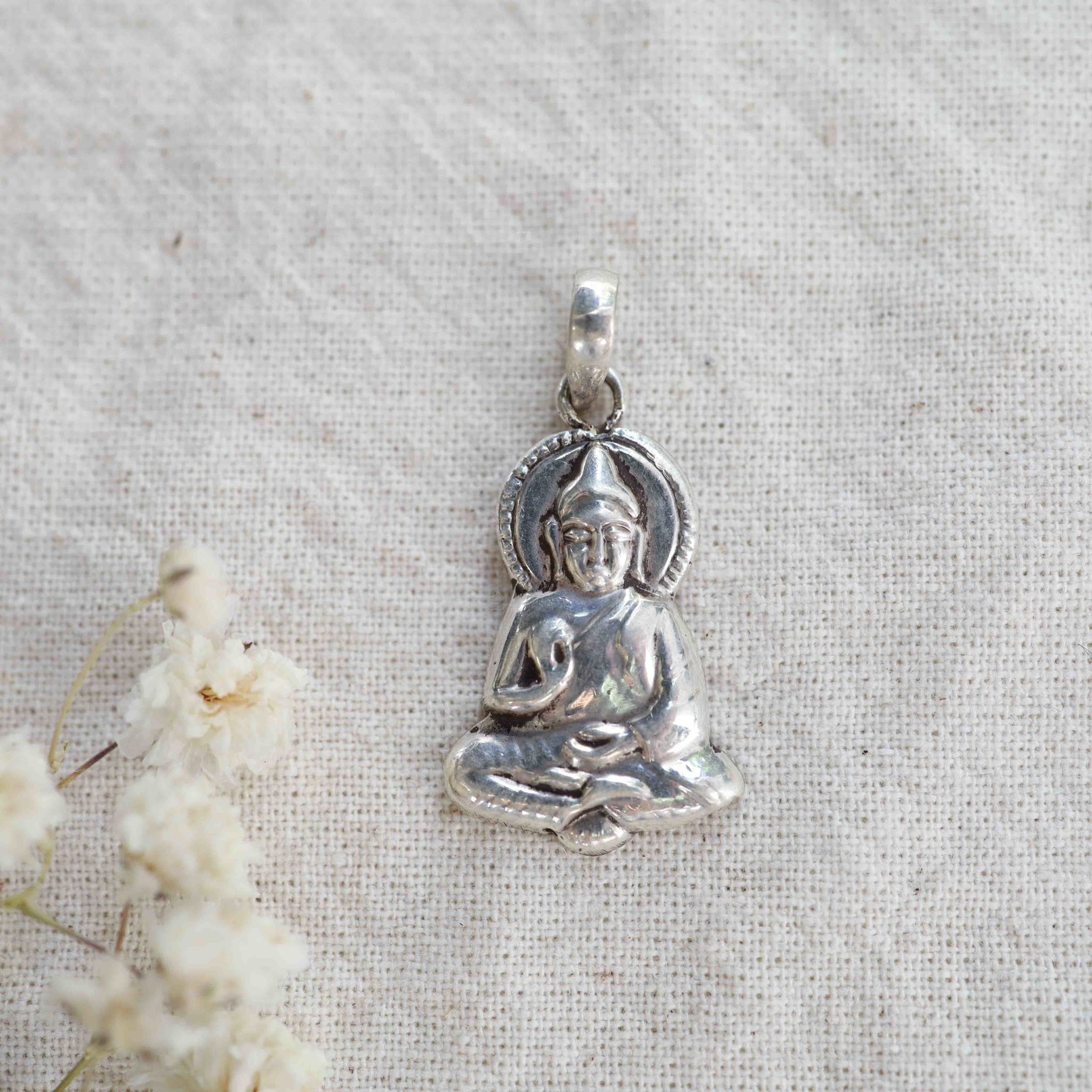 Silver Pendant - Buddha