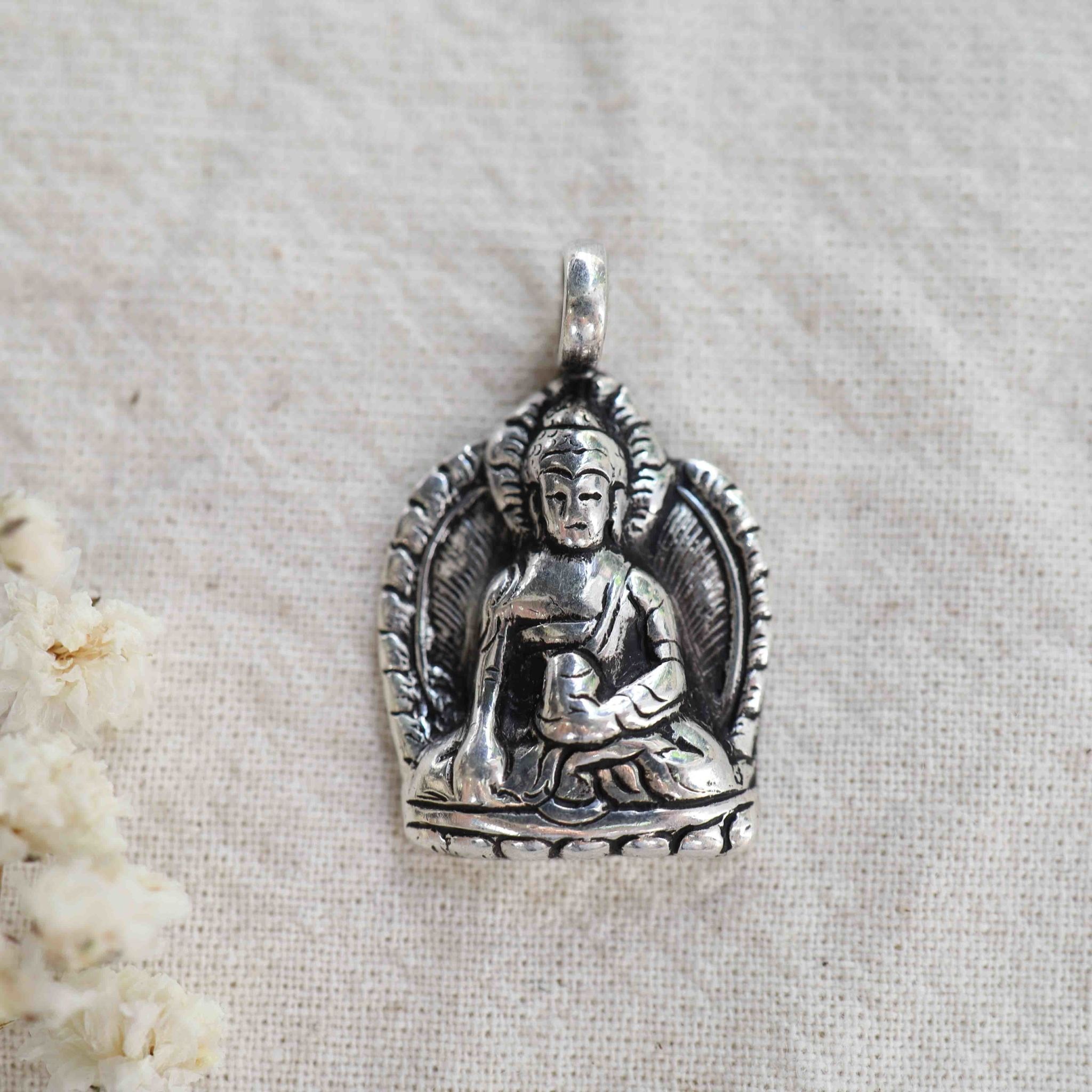 Silver Pendant - Buddha