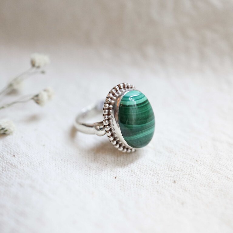 Malachite Ring - Dahlia