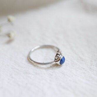 Bague Lapis Lazuli - Daisy Bague Lapis Lazuli - Daisy