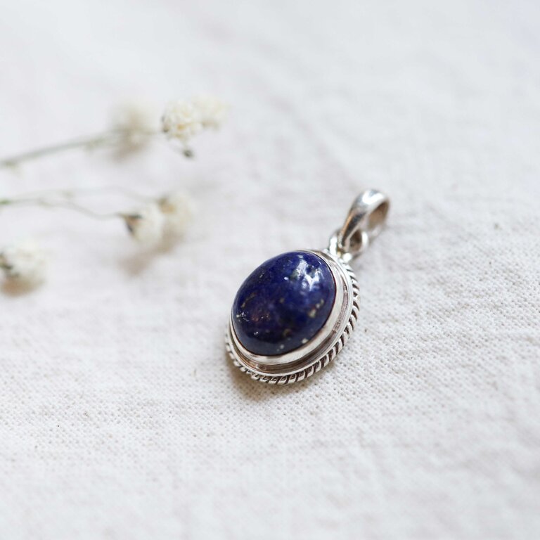 Lapis Lazuli Pendant - Hortensia