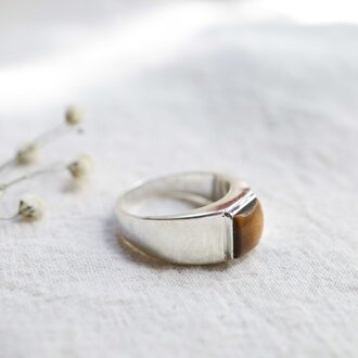 Tiger Eye Ring - Sorbet Tiger Eye Ring - Sorbet