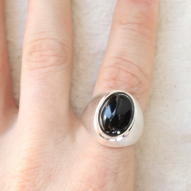 Bague Onyx - Myrtille