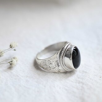 Onyx Ring - Dragon