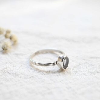 Clear Quartz Ring - Hibiscus Clear Quartz Ring - Hibiscus