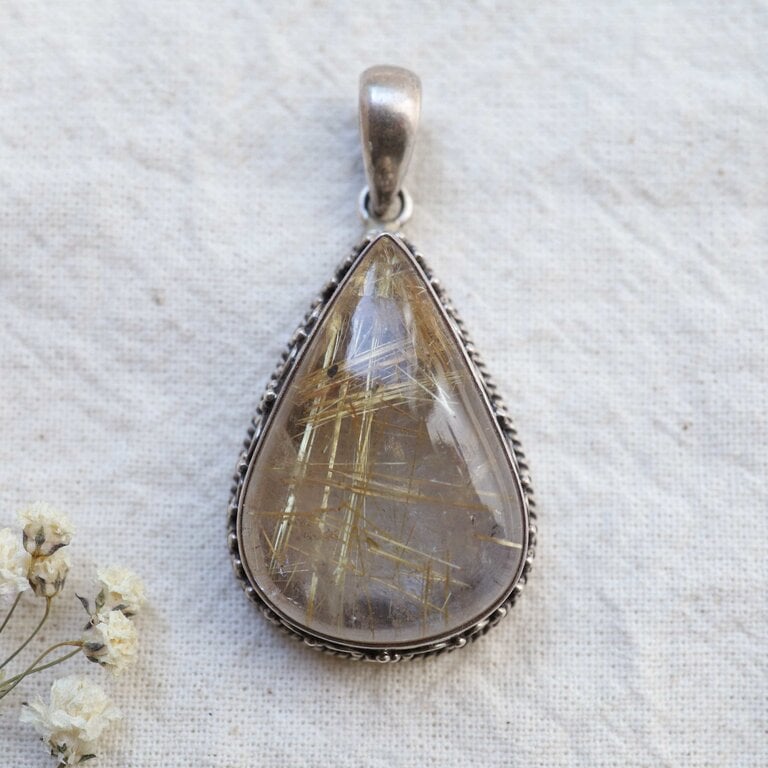 Pendentif Quartz Rutile - Pixie