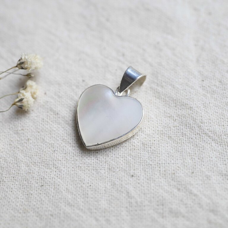 Pendentif Nacre de perle - Coeur