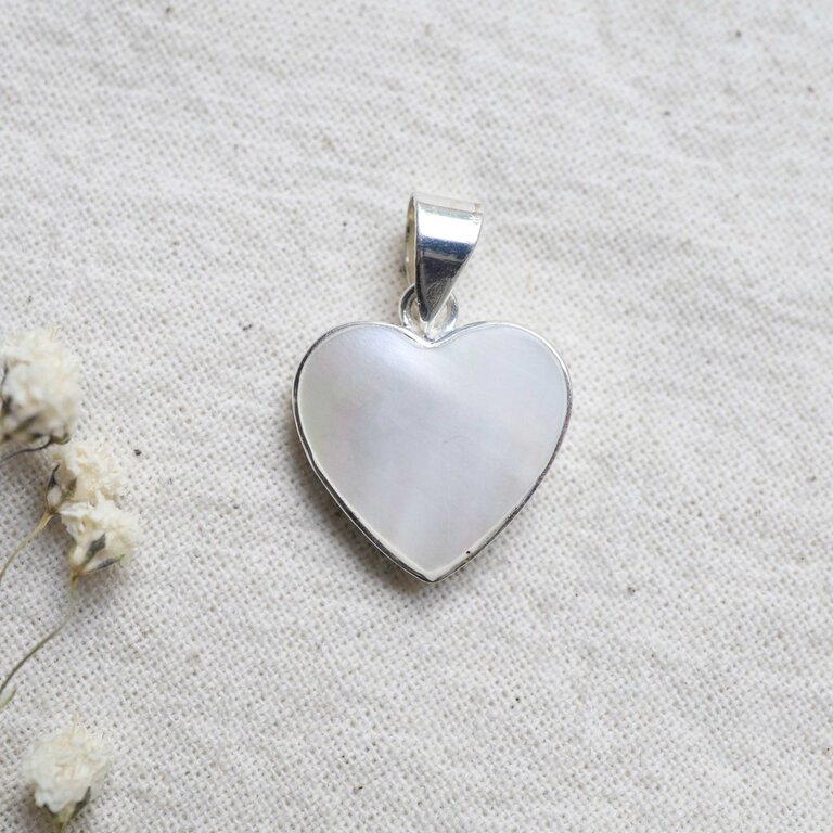 Pendentif Nacre de perle - Coeur