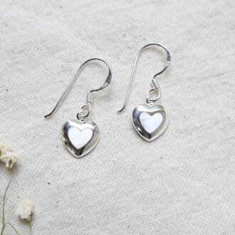 Nacre Earrings - Coeur