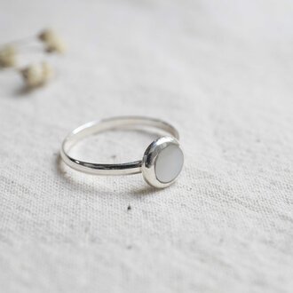 Bague Nacre de perle - Verveine Bague Nacre de perle - Verveine