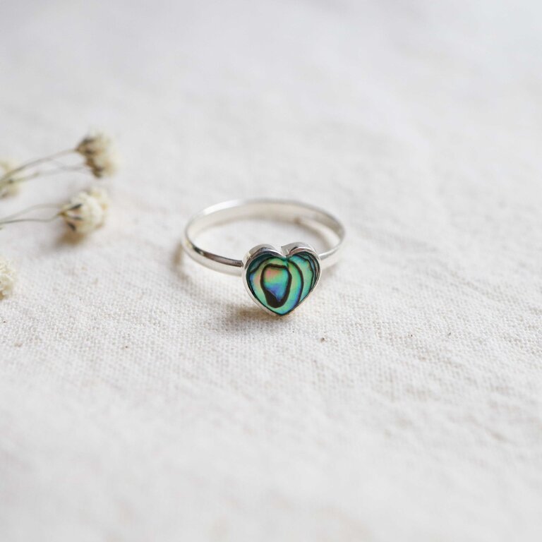 Abalone Ring - Coeur