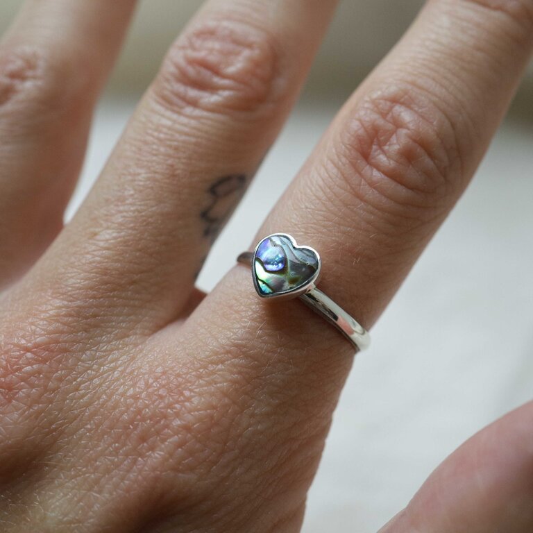 Abalone Ring - Coeur