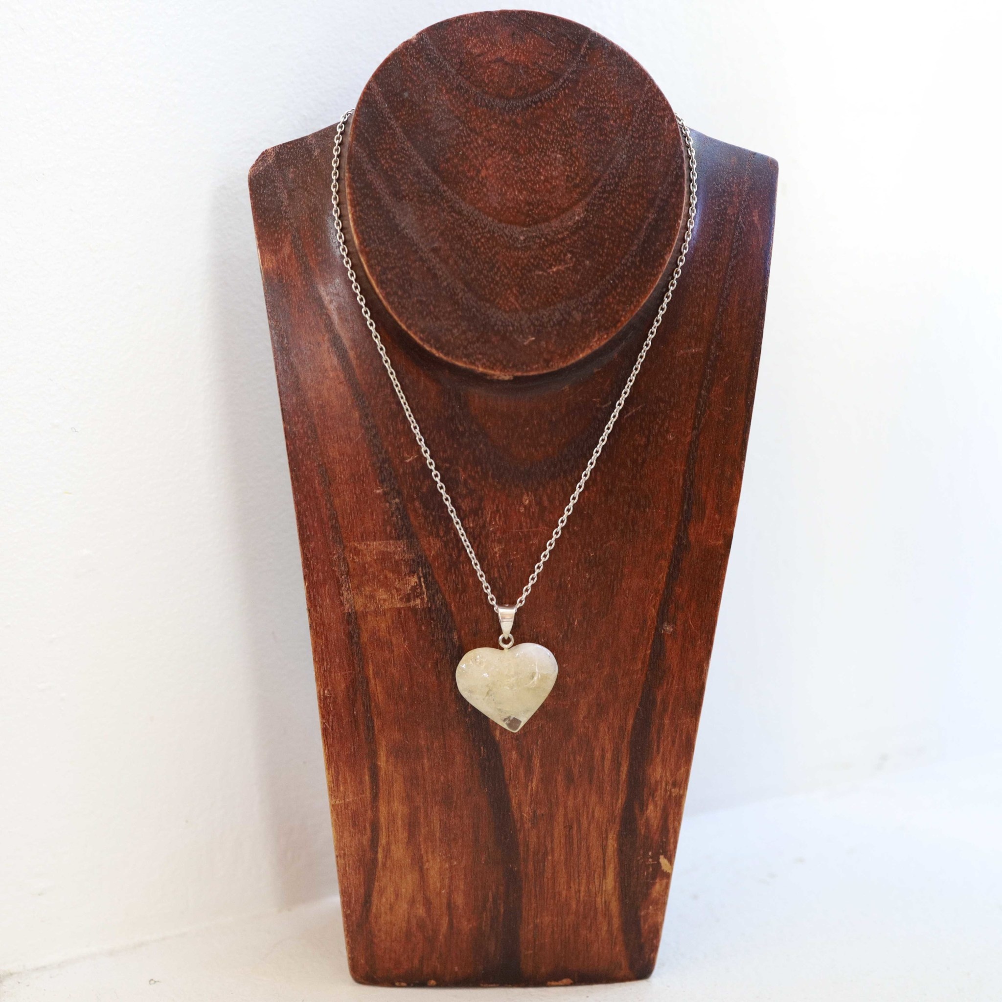Citrine Pendant - Coeur