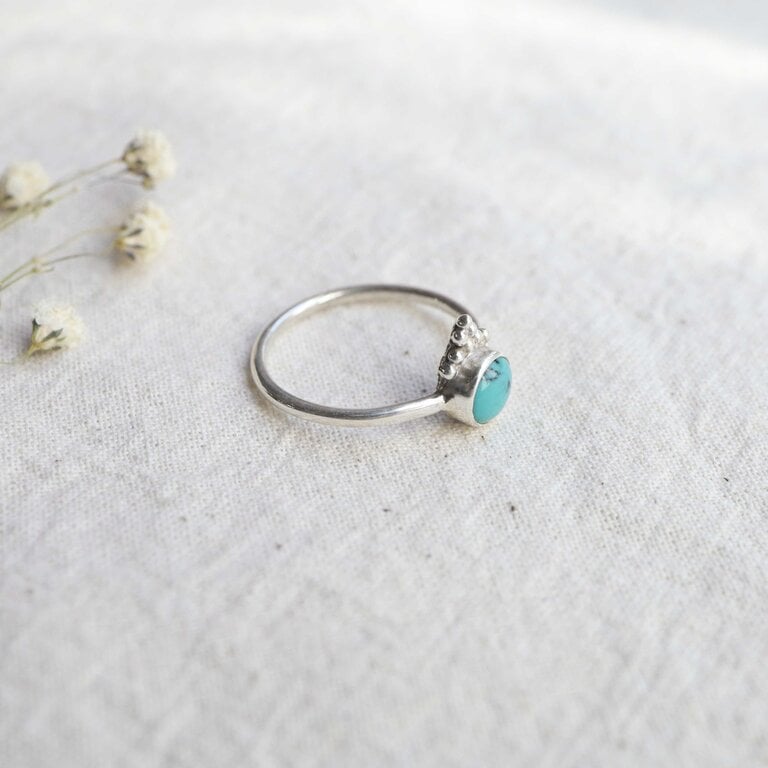 Turquoise Ring - Daisy