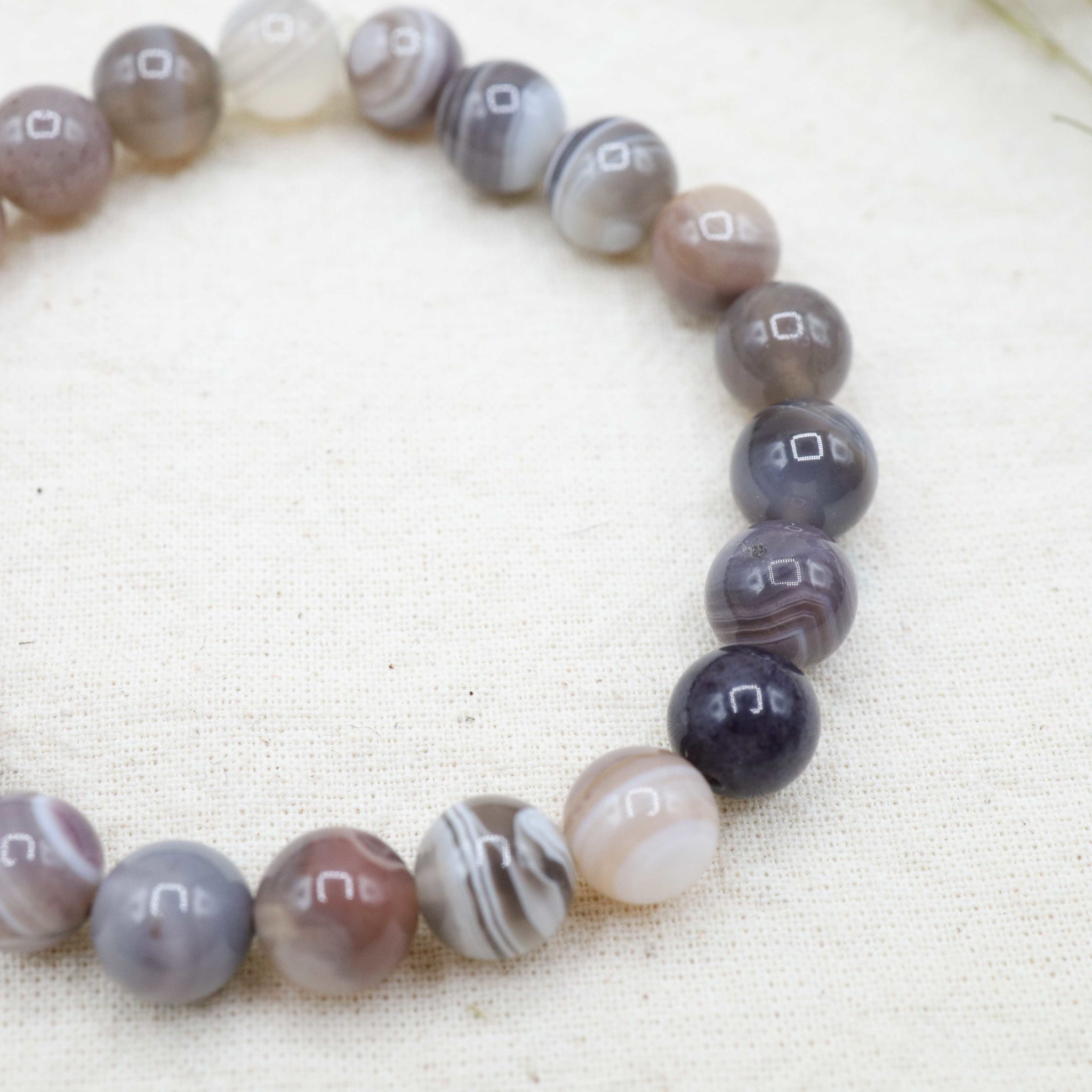 Botswana Agate Bracelet - Beads