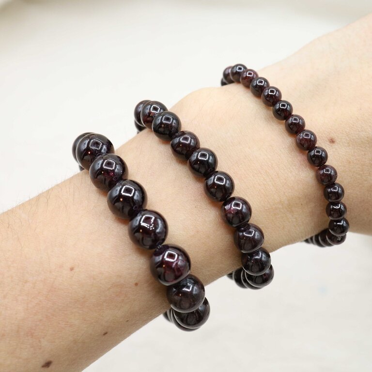 Garnet Bracelet - Beads