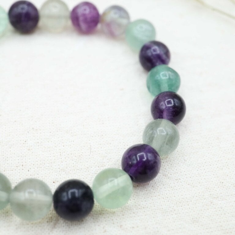 Bracelet Fluorite - Billes