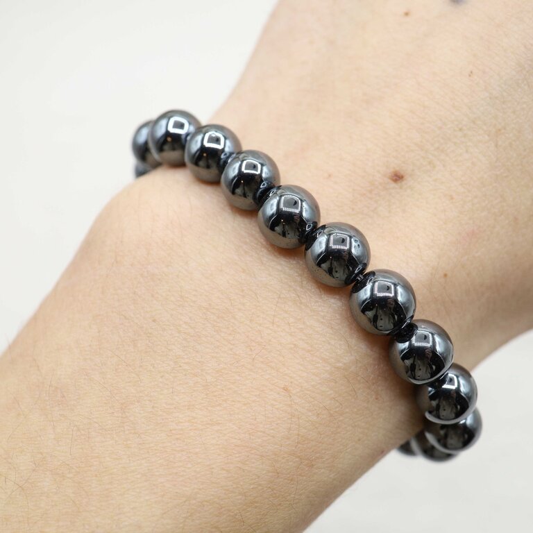 Hematite Bracelet - Beads 8mm