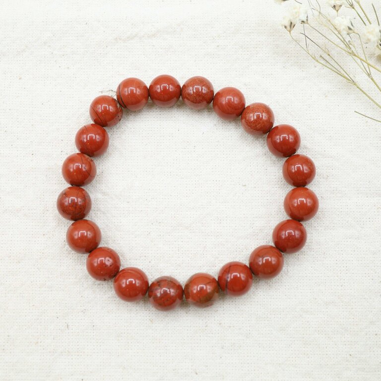 Red Jasper Bracelet - Beads