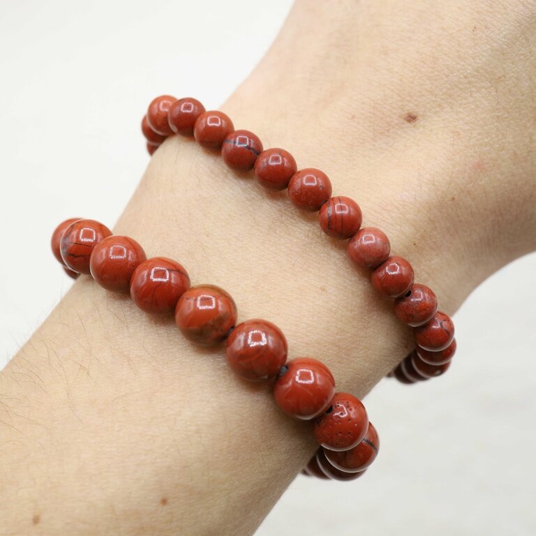 Red Jasper Bracelet - Beads