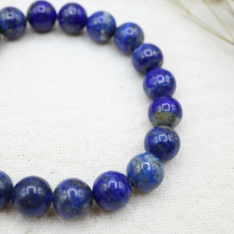 Bracelet Lapis Lazuli - Billes