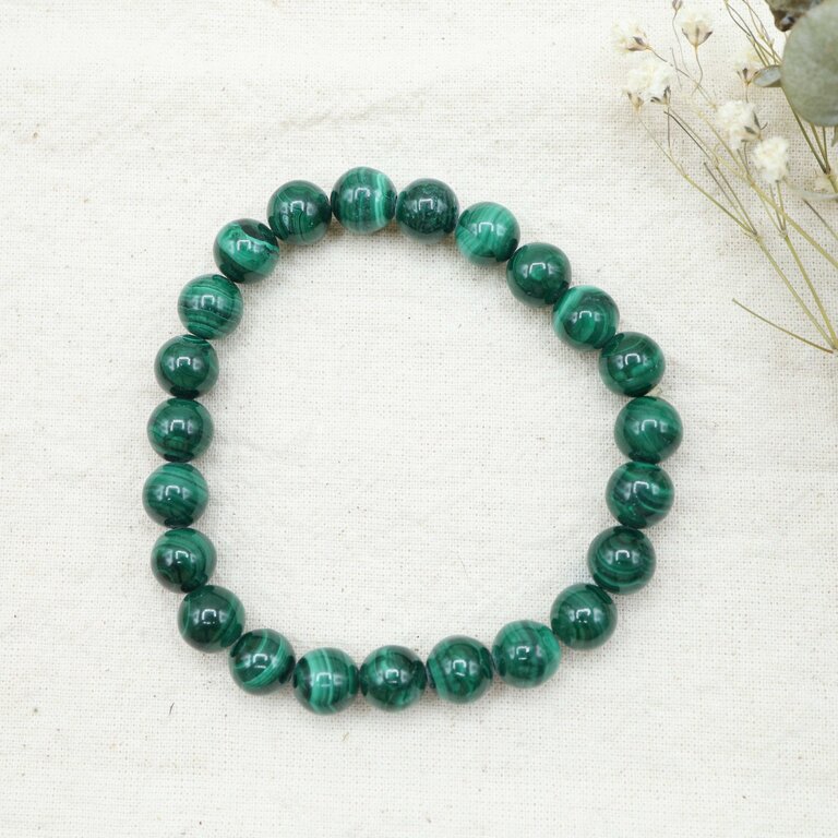 Bracelet Malachite - Billes