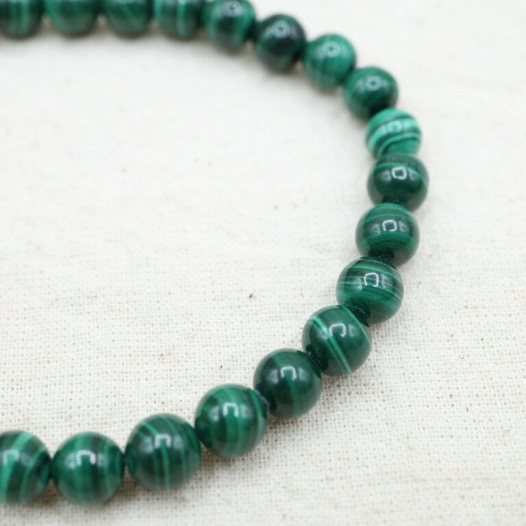 Bracelet Malachite - Billes