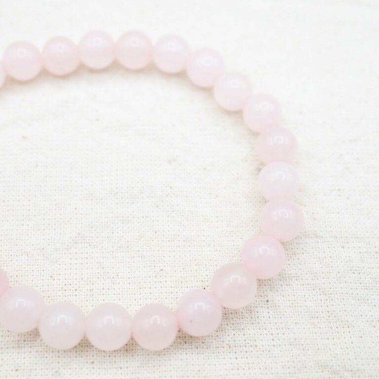 Rose Quartz Bracelet - Beads