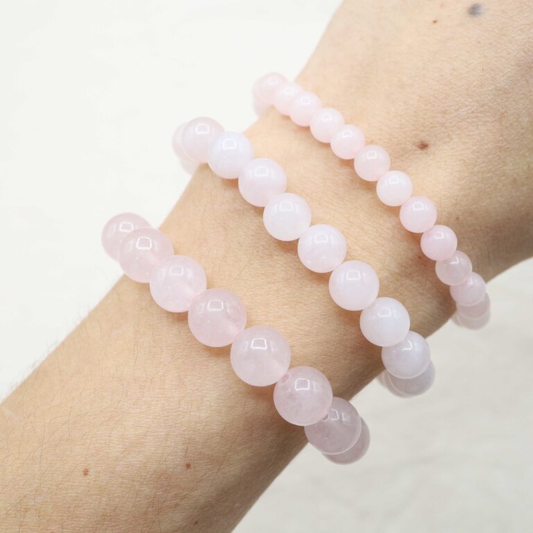 Rose Quartz Bracelet - Beads